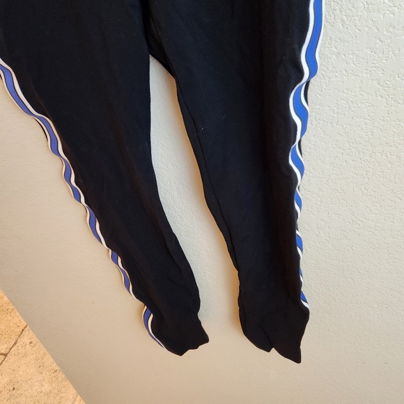 Express Mid Rise Side Blue Stripe Skinny Pants 6R - Picture 10 of 10